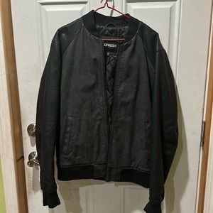 Used black express bomber jacket